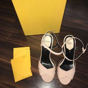 Fendi Heels EUC size 37.5